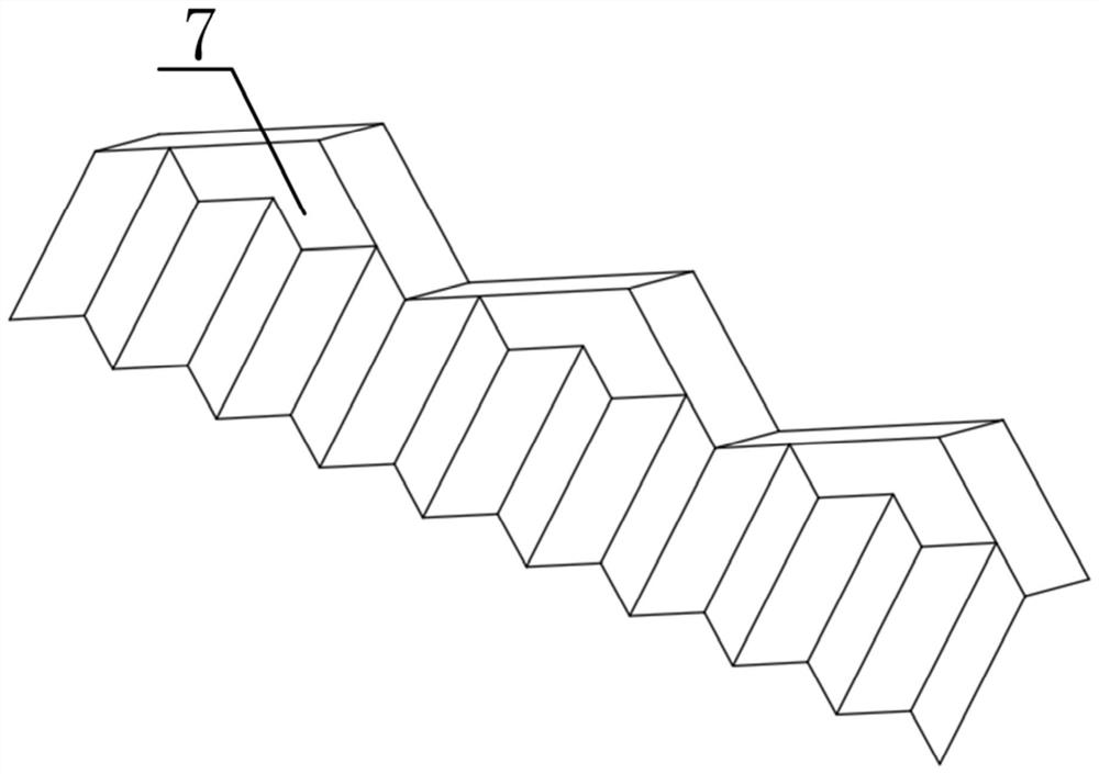 Stacked paper folding structure with variable stiffness characteristic