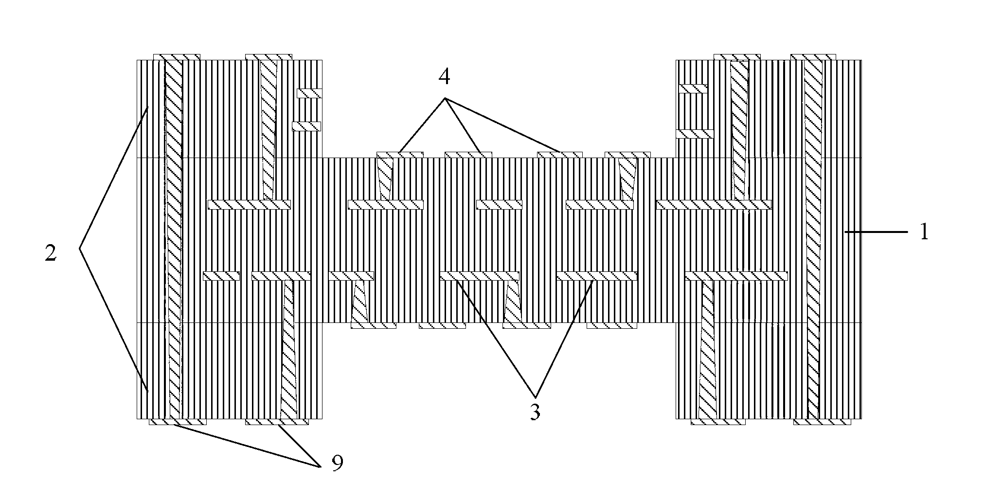 Base plate for stacked packaging