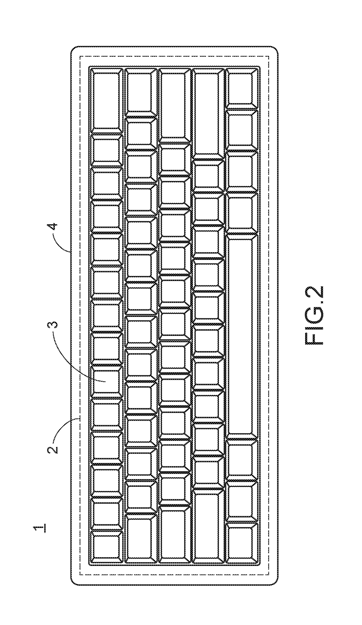 Optical switch keyboard