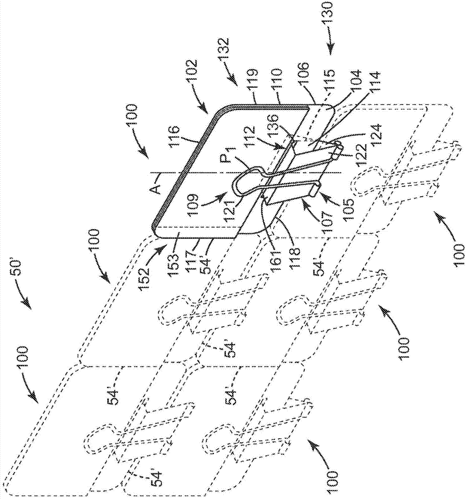 Tabs and binder clip tab assemblies comprising same