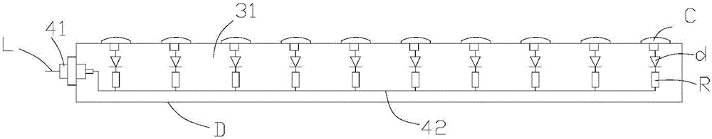 Downhole oil-water interface detector