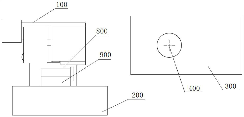 Method and system for three-light axis adjusting in fixed structure