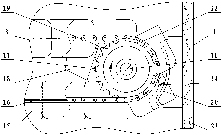 Continuous corncob dryer