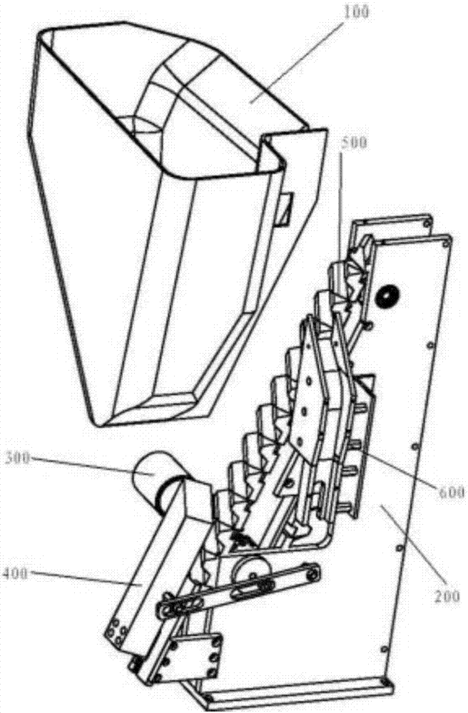 Full-automatic cup embedding feeding mechanism