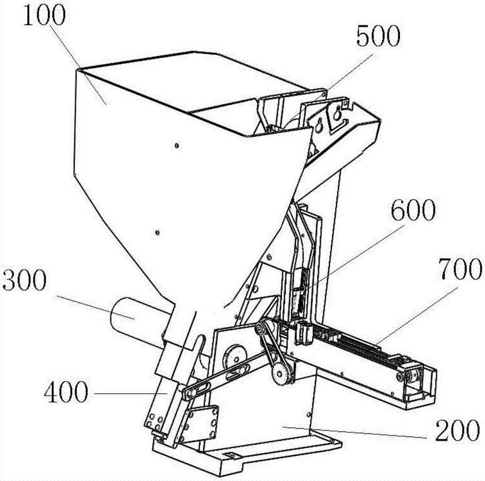 Full-automatic cup embedding feeding mechanism