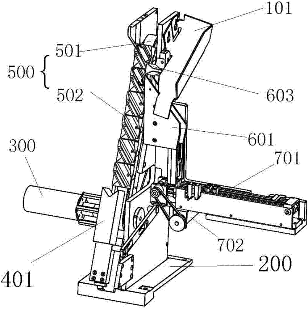 Full-automatic cup embedding feeding mechanism