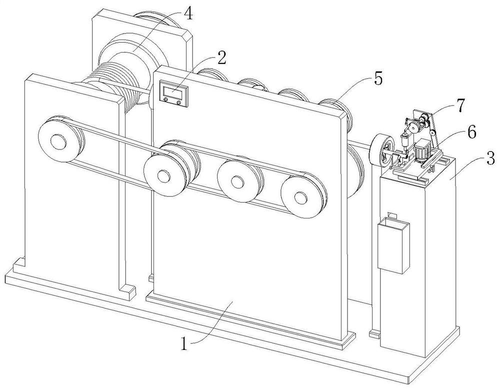 A kind of equipment for cutting off the insulation layer of the cable end before the installation of the cable joint