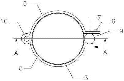 Scaffold steel pipe joint