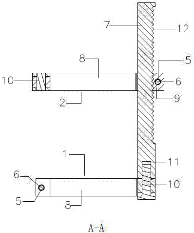 Scaffold steel pipe joint