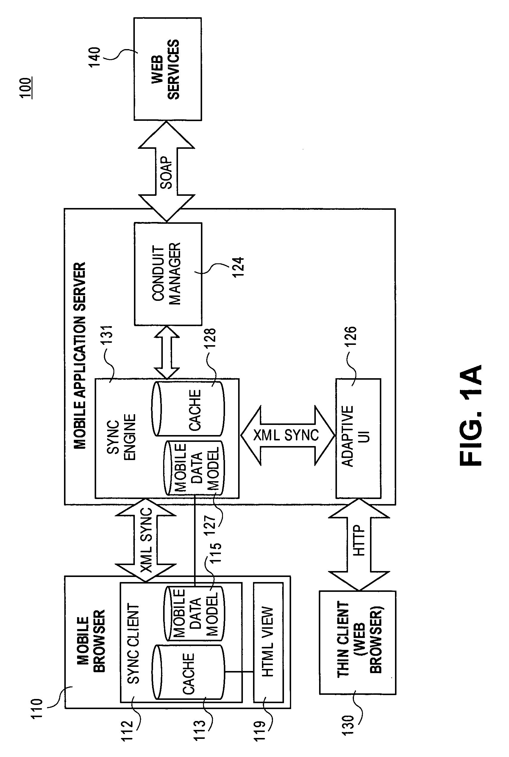 Occasionally-connected application server