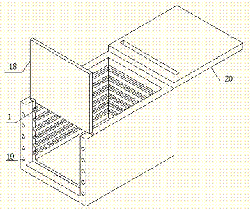 Clamping-groove multistage series-capacitor deionizer