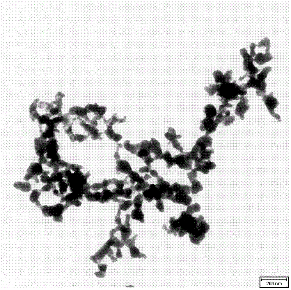 Method for preparing synthesized cobalt-gold double-metal alloy nano particle