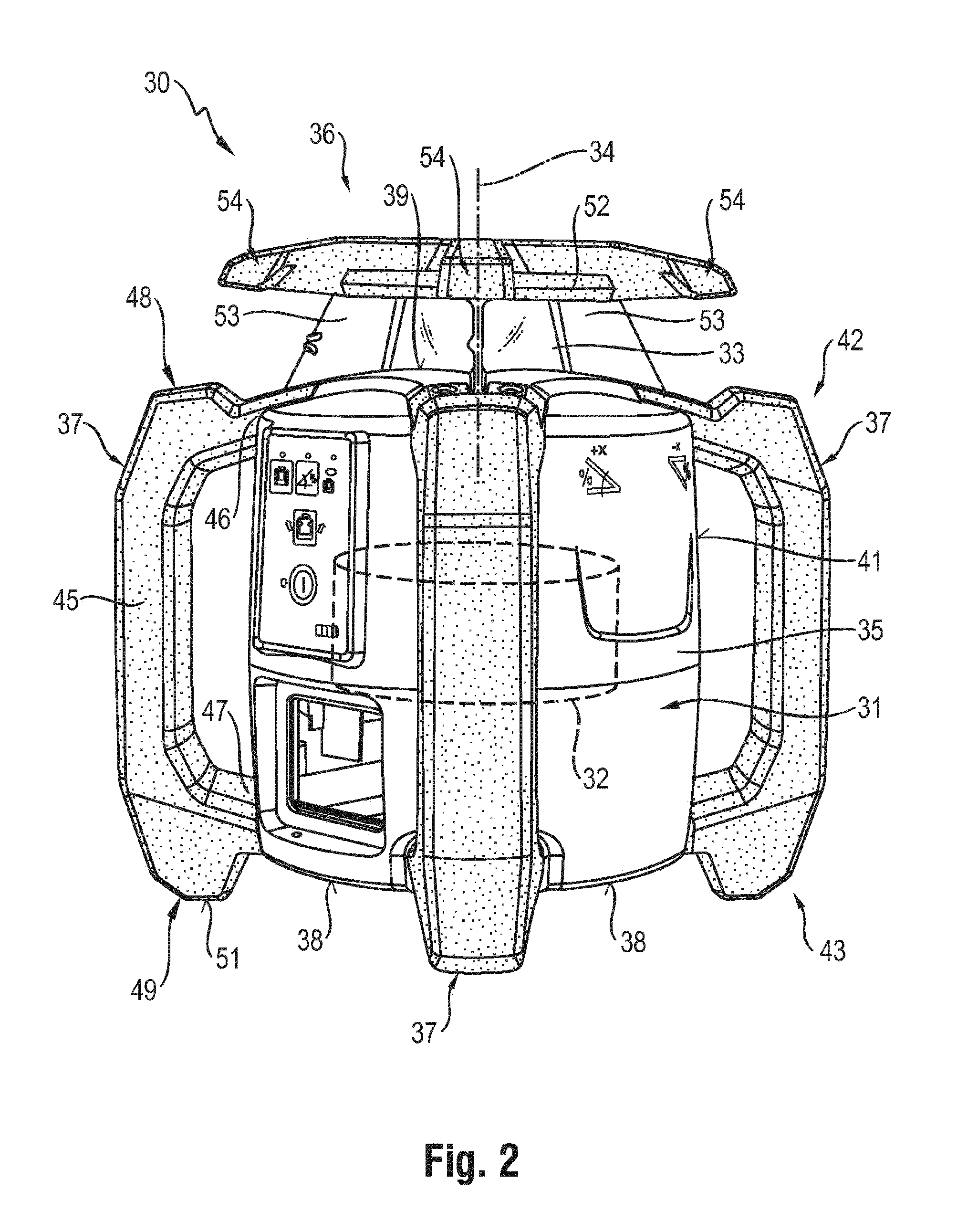 Rotating laser