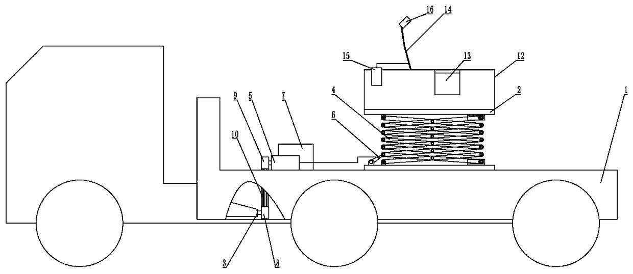 Cable maintenance lift truck