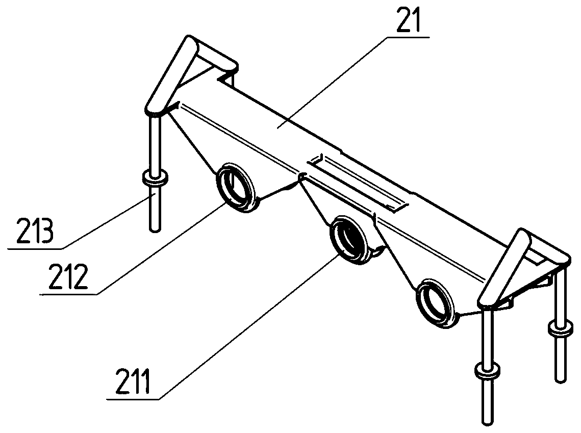 A kind of sleeper-ladder double-drive forestry mountain monorail car track