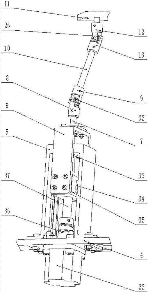 High-precision angle automatic adjusting platform