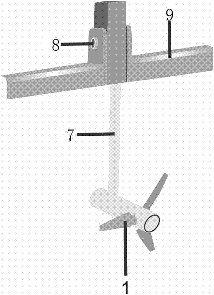 Integrated system of ocean tidal current energy power generation device and buoyant raft type aquaculture structure