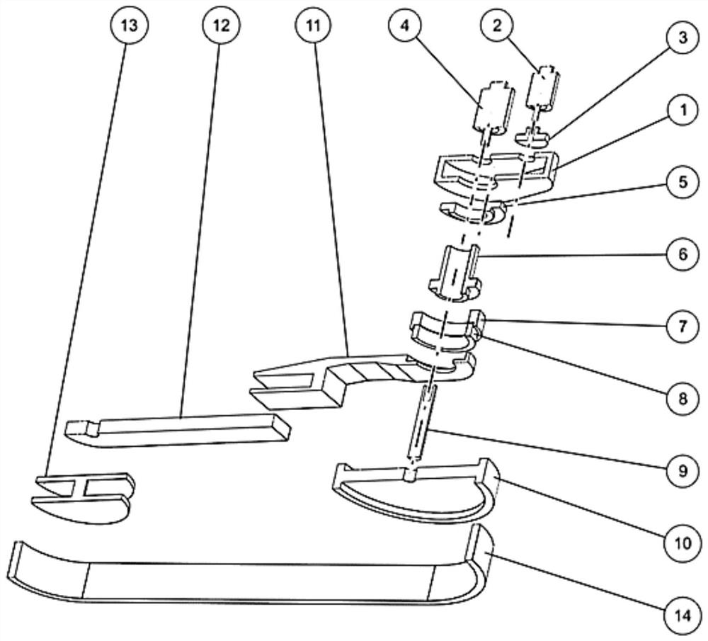 Swing arm track driving device of mobile robot