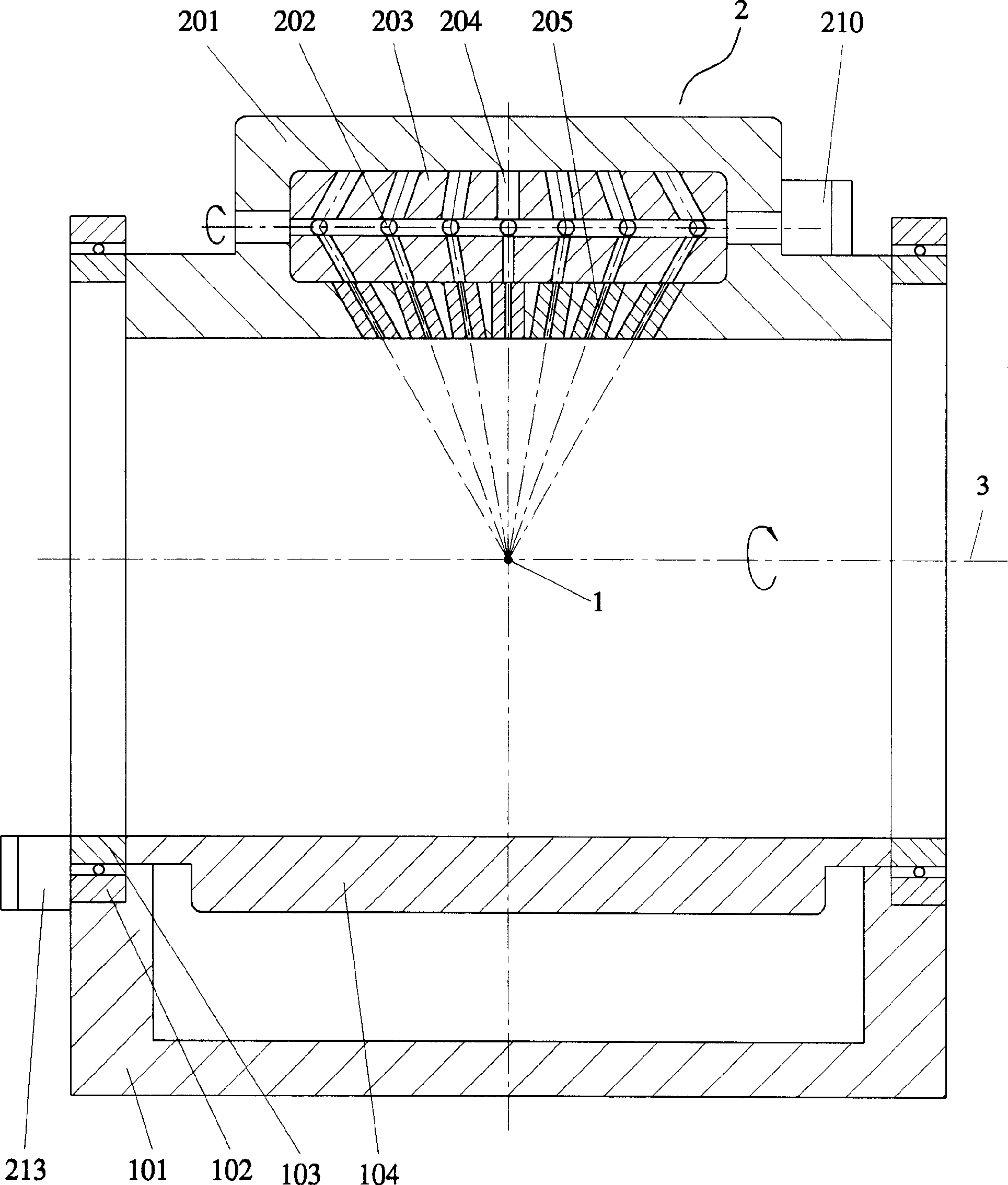 Radiotherapy apparatus and method for changing radiation beam diameter thereof