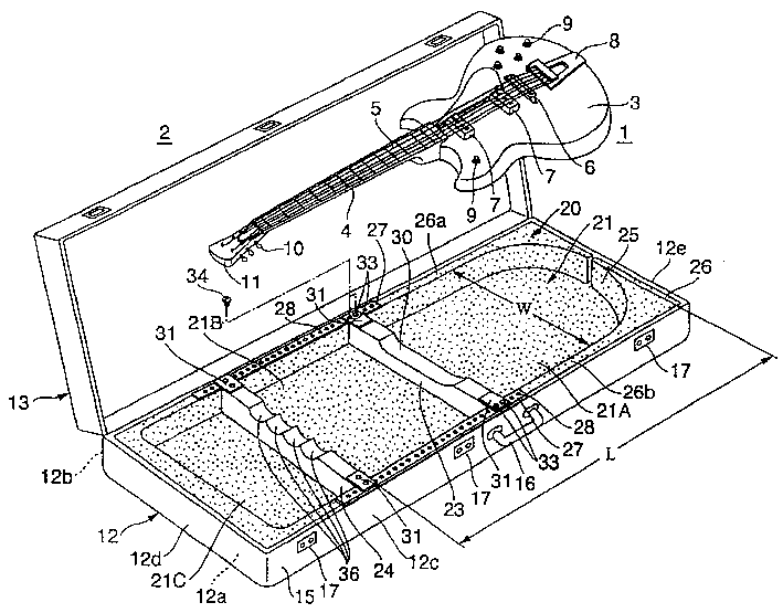 Stringed instrument box