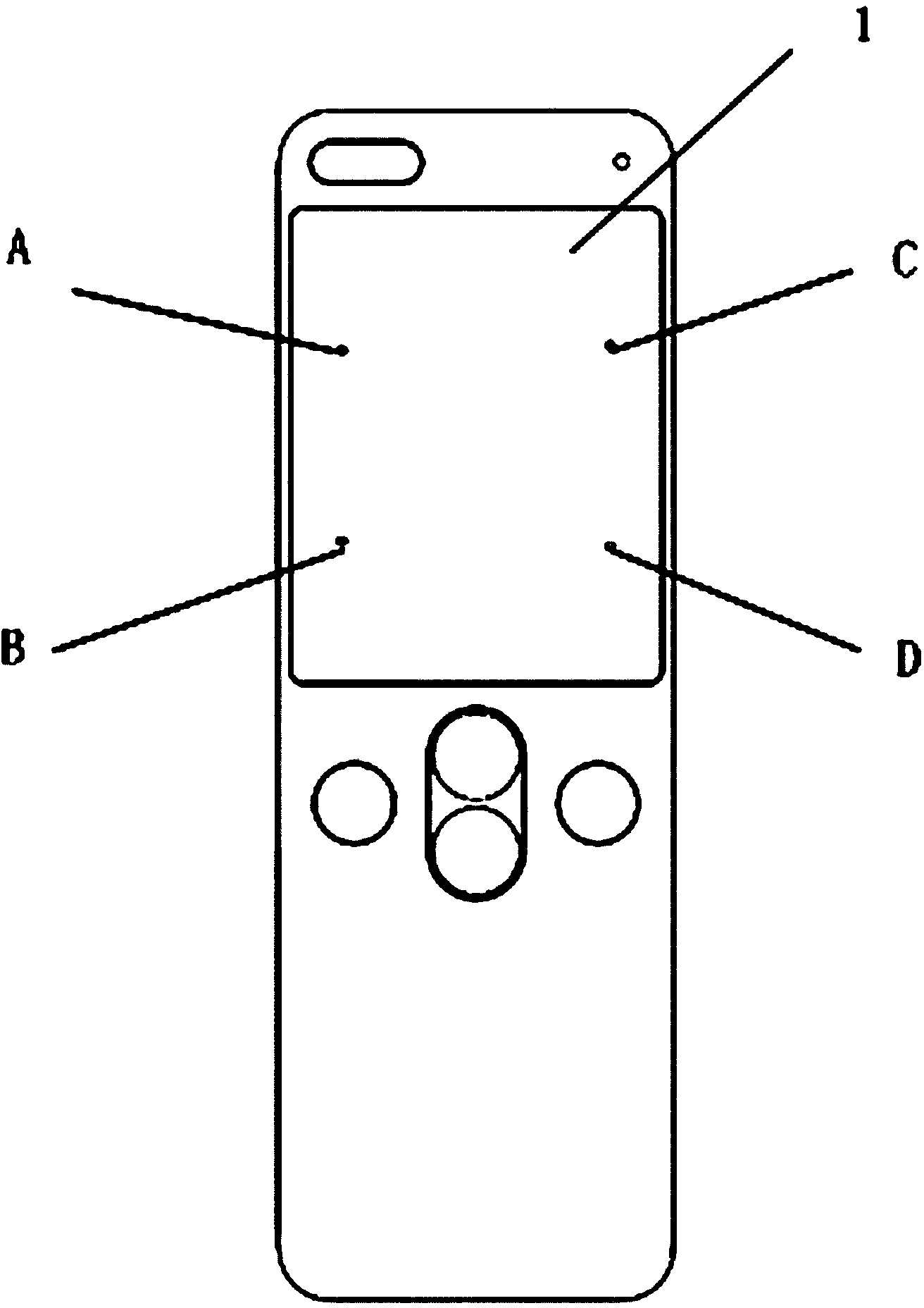 Touch control type remote controller and touch control method thereof