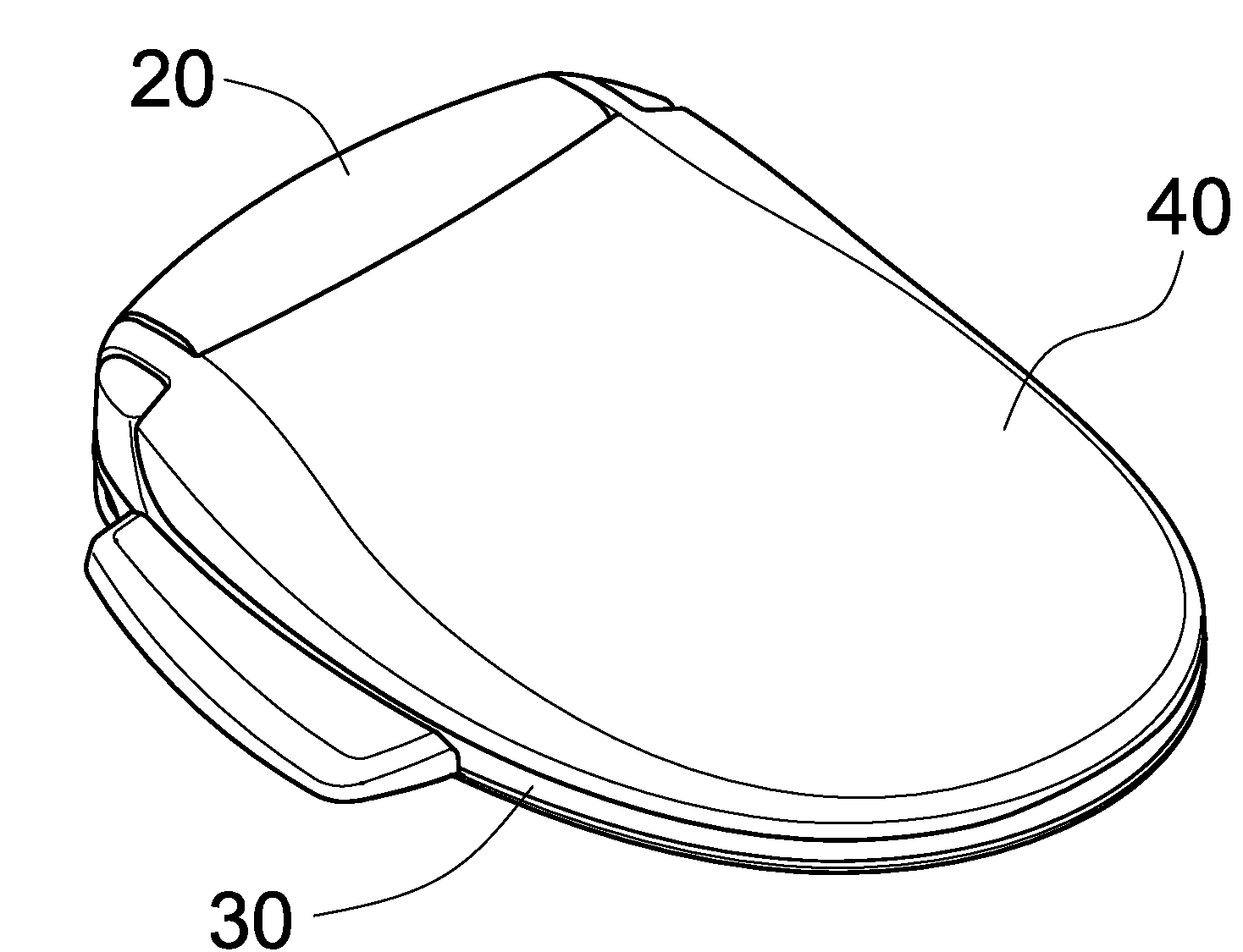 Detachable connective device for toilet seat