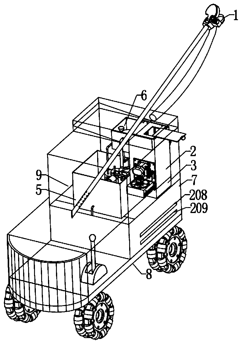 Surging saccharification self-beating full-separation picking car for cherokee rose fruits