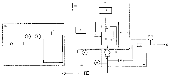 Chemical mechanism control type high concentration ozone/reaction liquid producing system and method