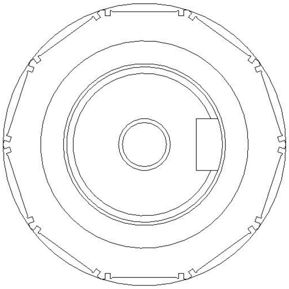 Adhesive bonding structure and bonding method of motor surface-mounted magnetic steel and rotor