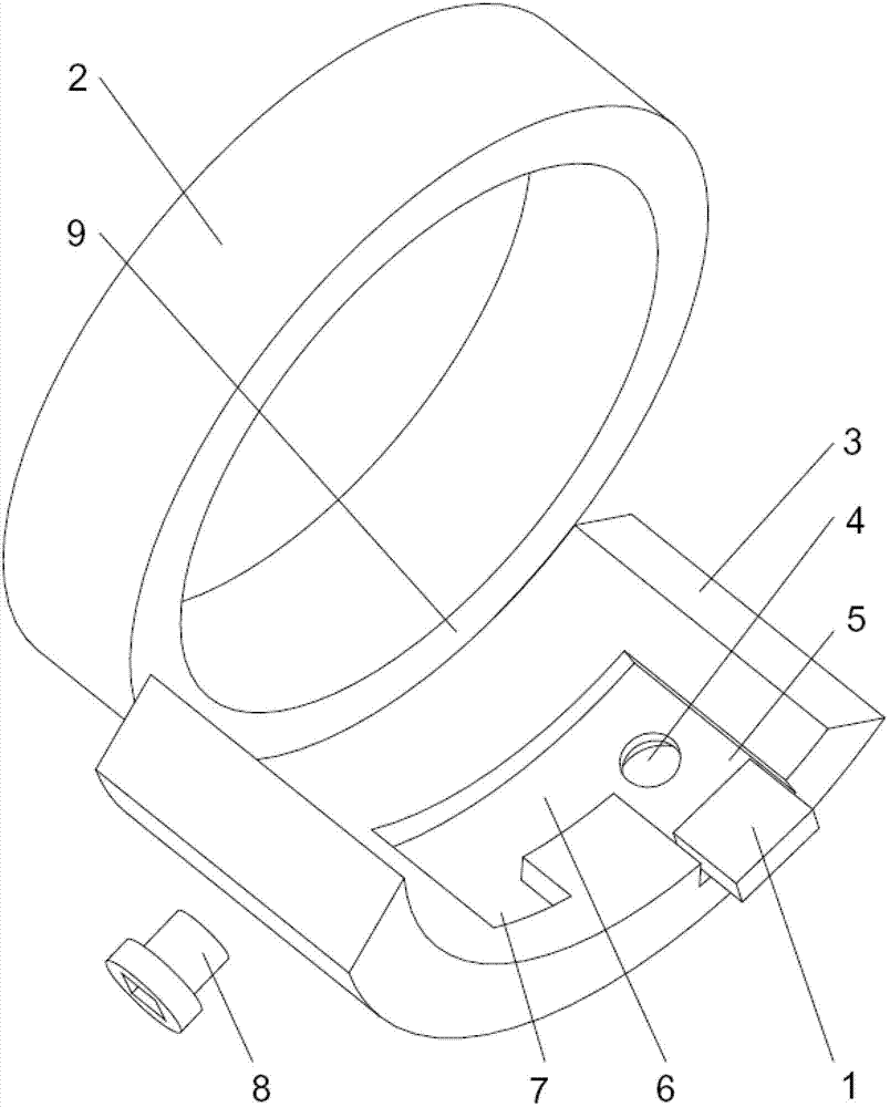 Casing body connection device for bored pile