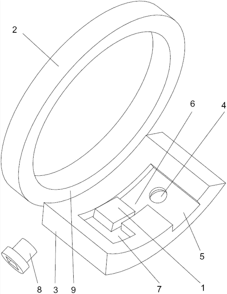 Casing body connection device for bored pile