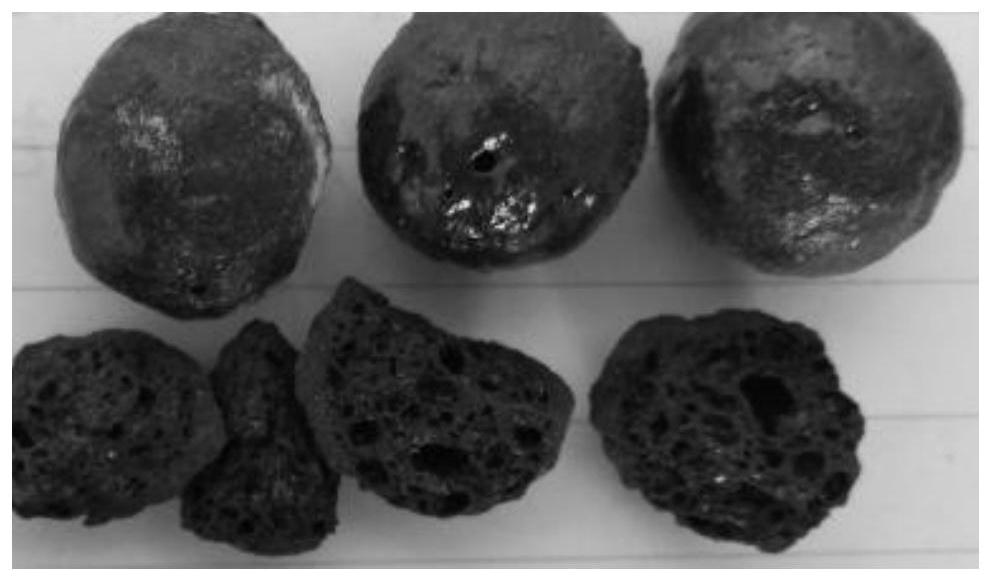 Core-shell structure ceramsite based on iron tailings and alkali slag and its preparation method