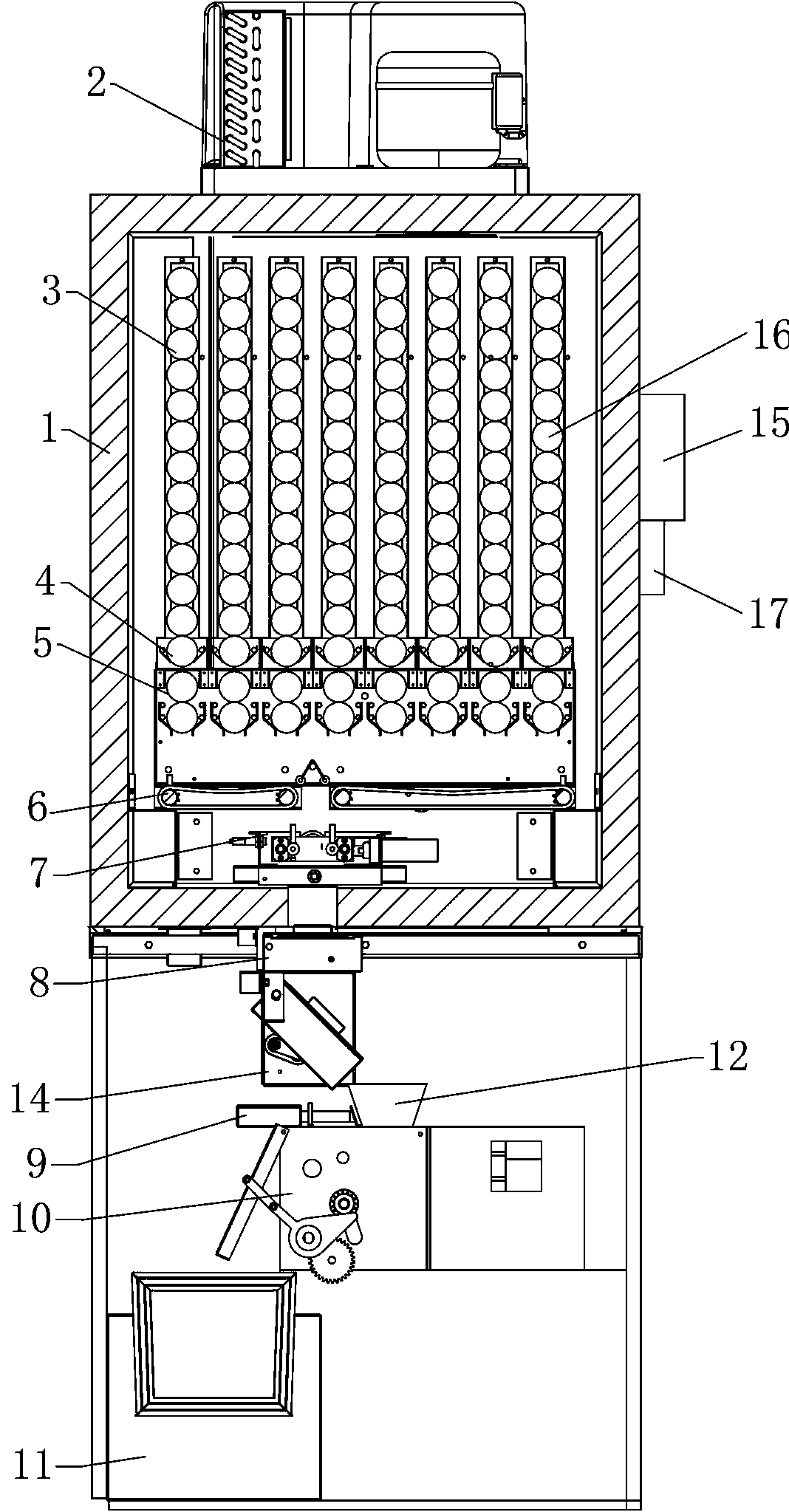 Bread preparation method based on freshly baked bread automatic vending machine