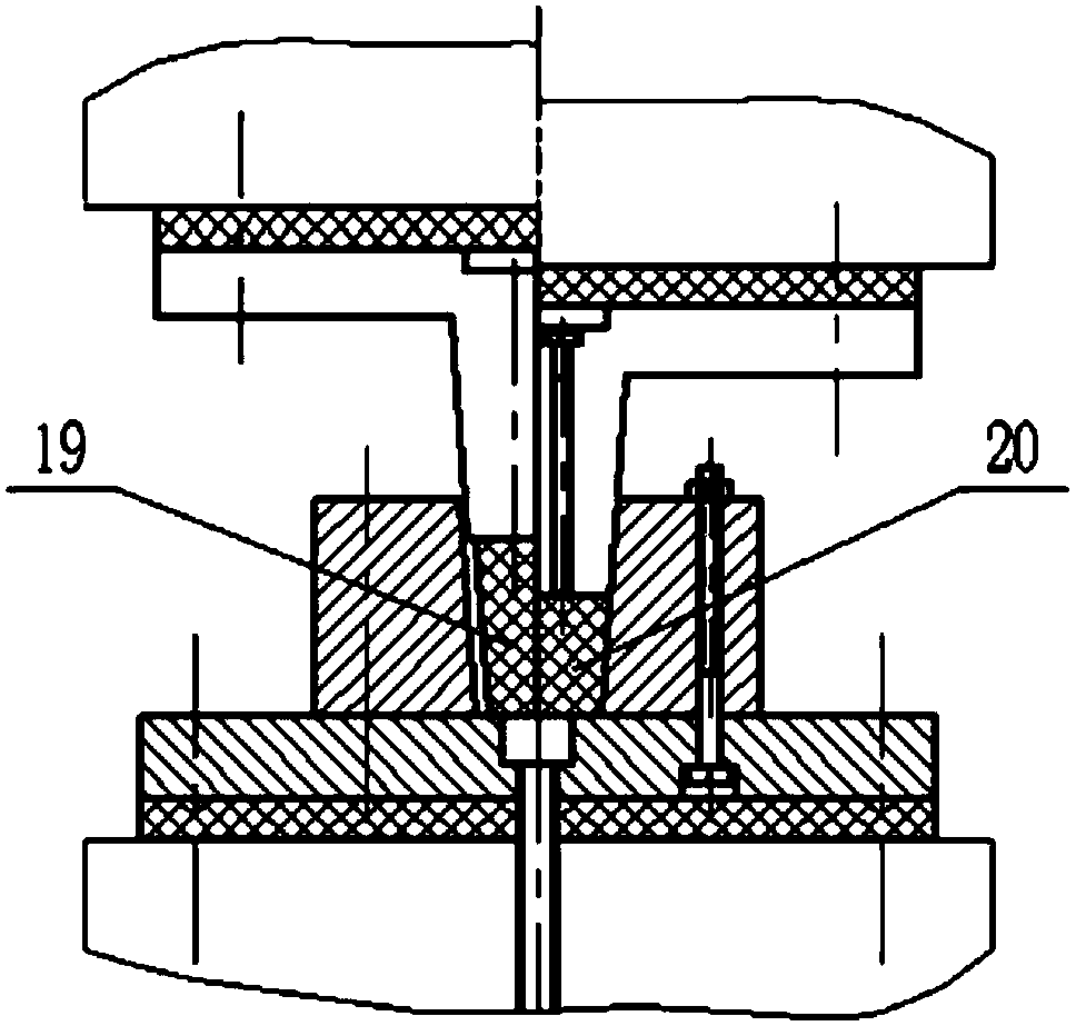 A continuous tapered upsetting die and upsetting method for a bar with a super large aspect ratio