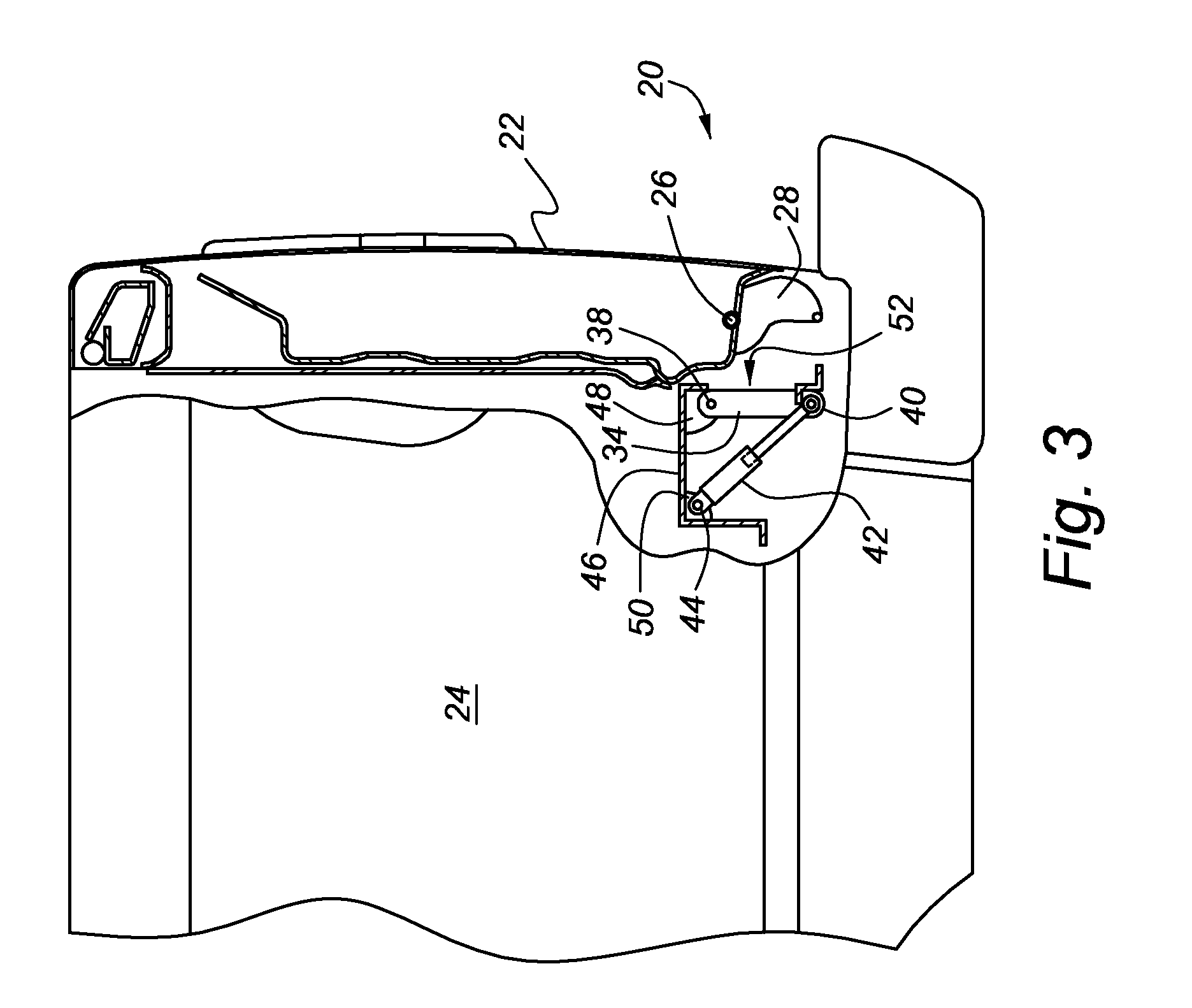 Vehicle tailgate movement assist mechanism using cam