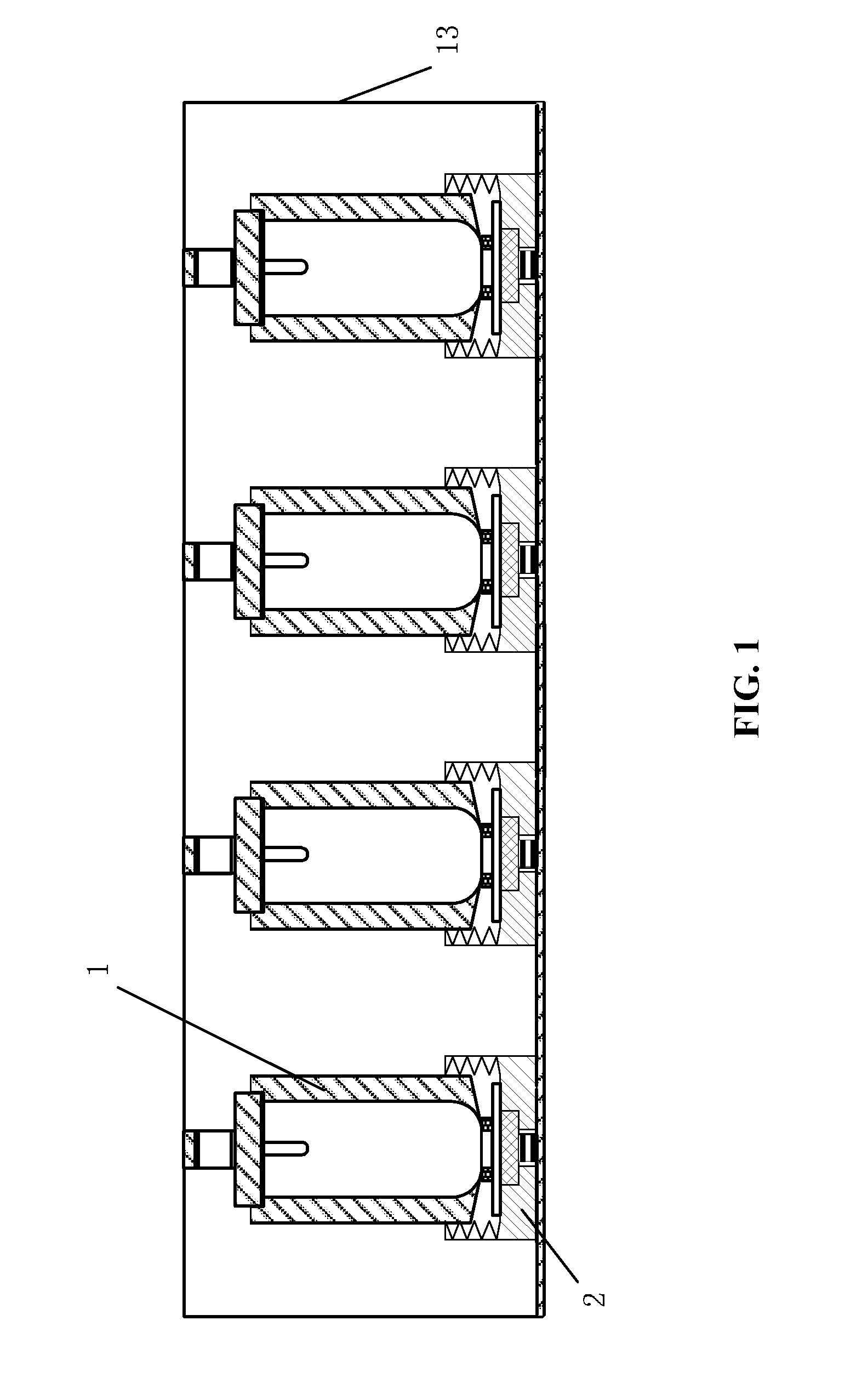 Device for measuring electrical treeing of medium voltage cables