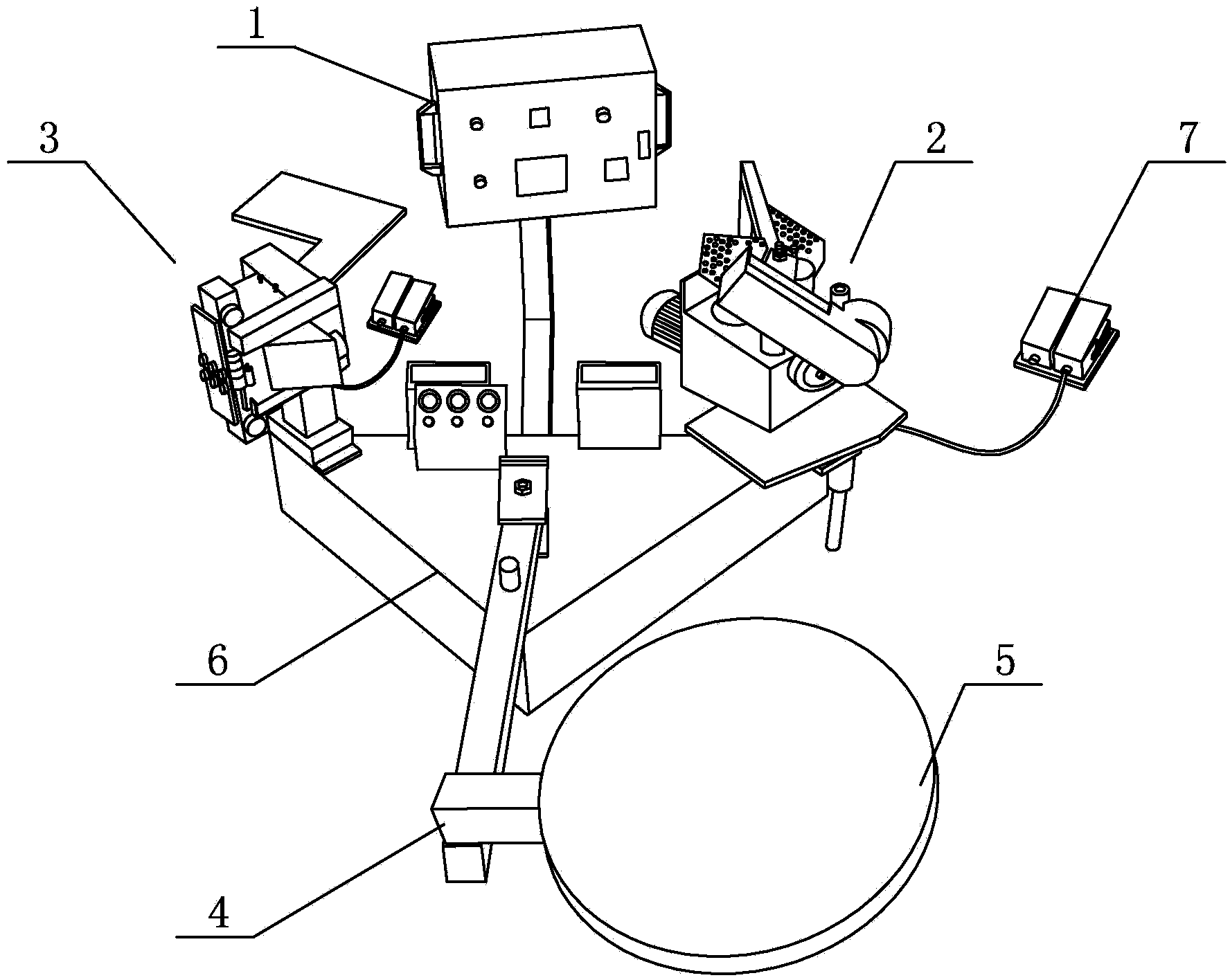 Numerical control irregular edge sealing and trimming system