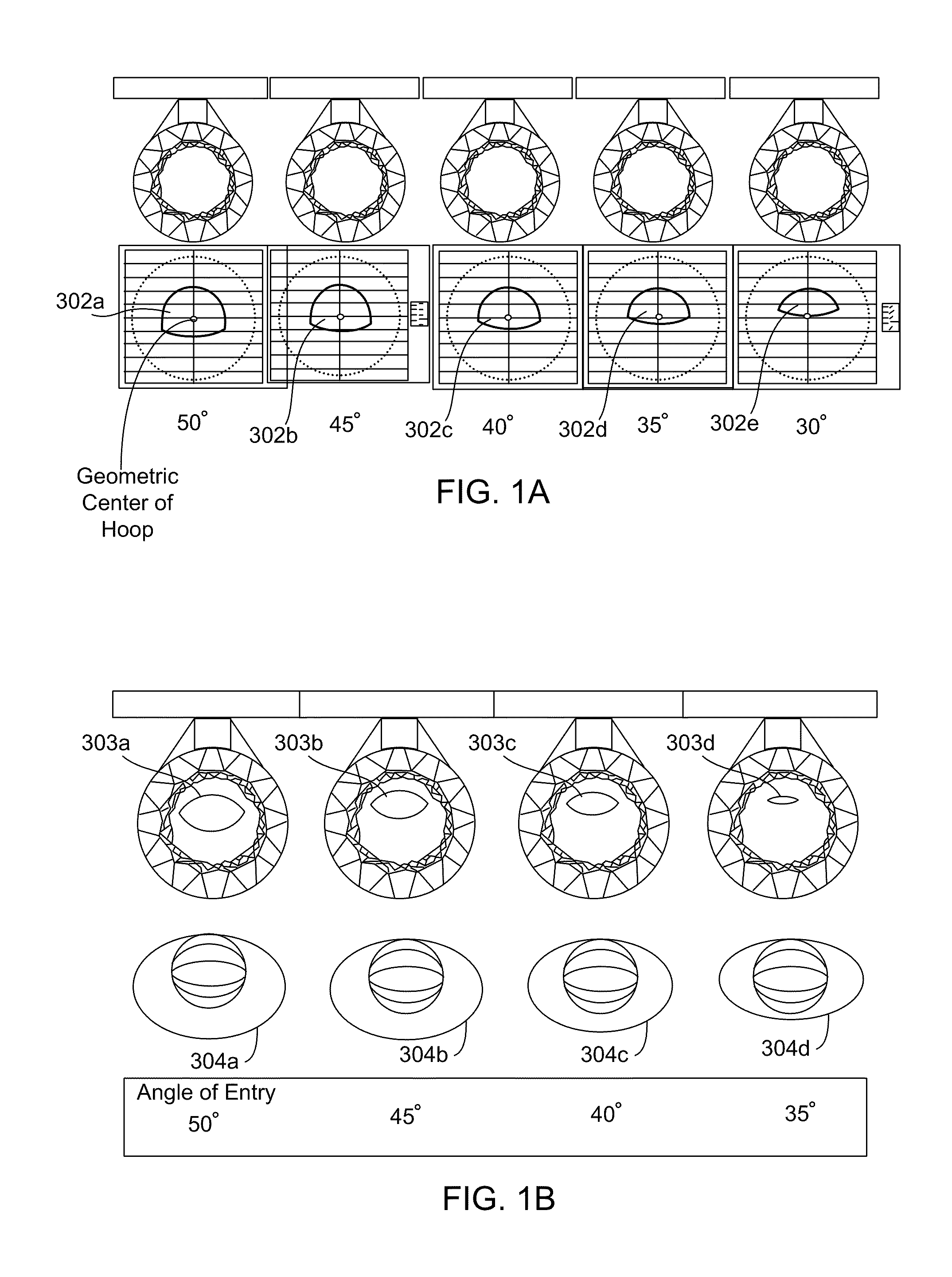 Training devices for trajectory-based sports