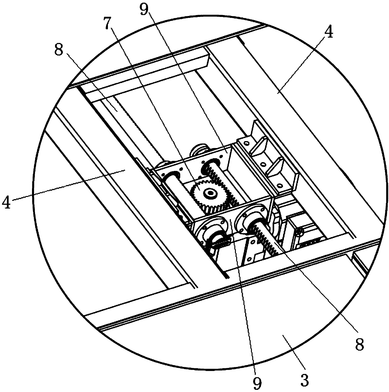 Parking room platform for three-dimensional garage