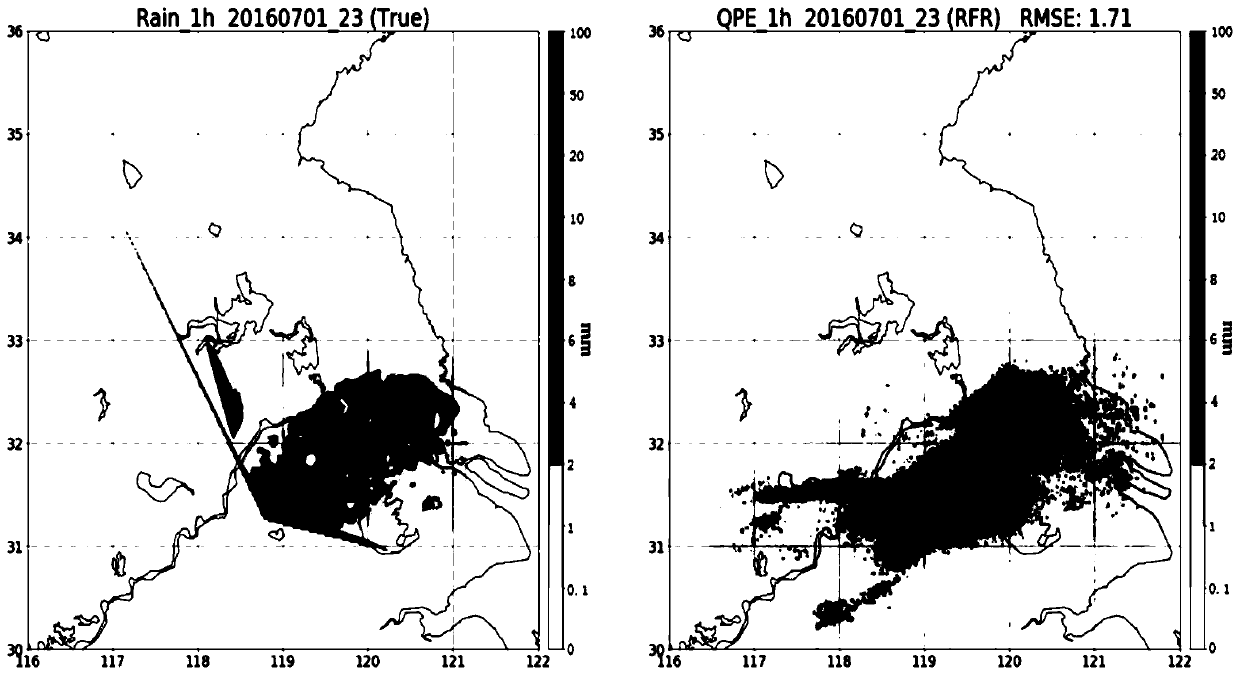 NRIET quantitive precipation estimation method based on cloud classification and machine learning