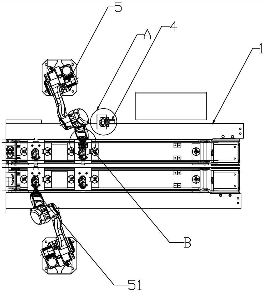 Glue brushing device for shoemaking