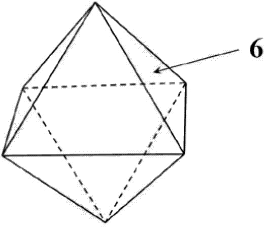 Secondary anvil and secondary pressurizing unit of octahedral pressure cavity static high-pressure device