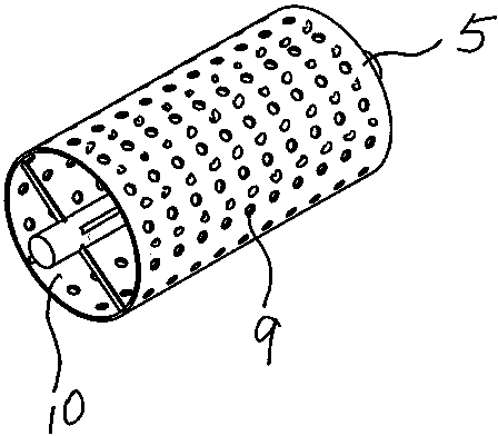 Cashmere carding short fiber extracting device