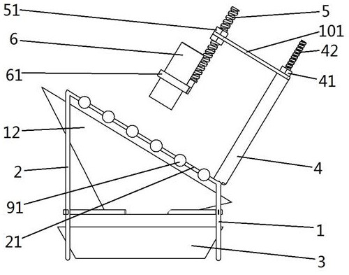 Silkworm cocoon removing device