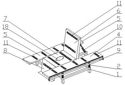 Automatic nursing bed