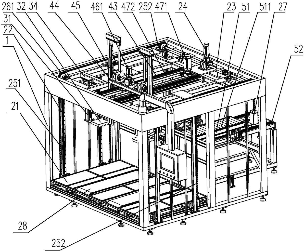 Device for conveying paperboards in batches