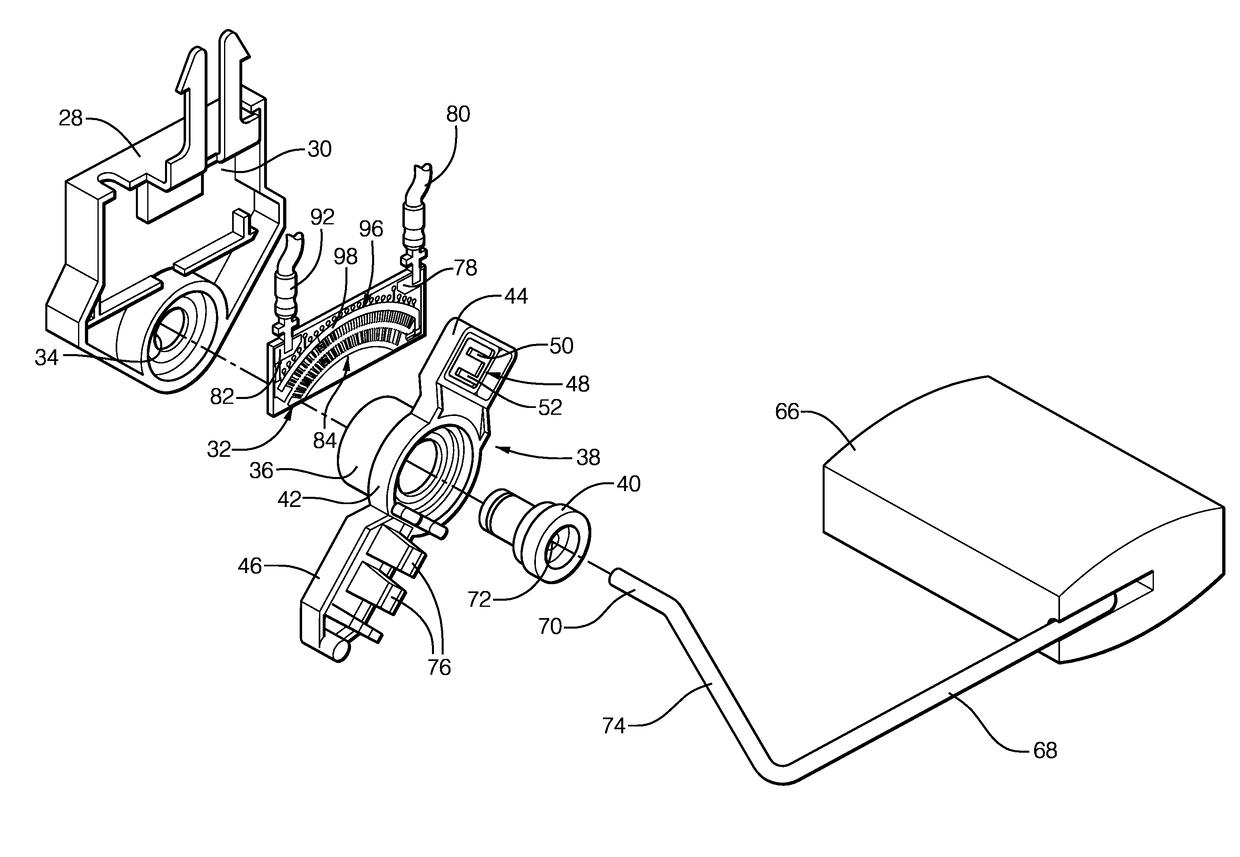 Electrical connection having a gold contact surface with discrete areas of hardness and fuel level sensor using the same