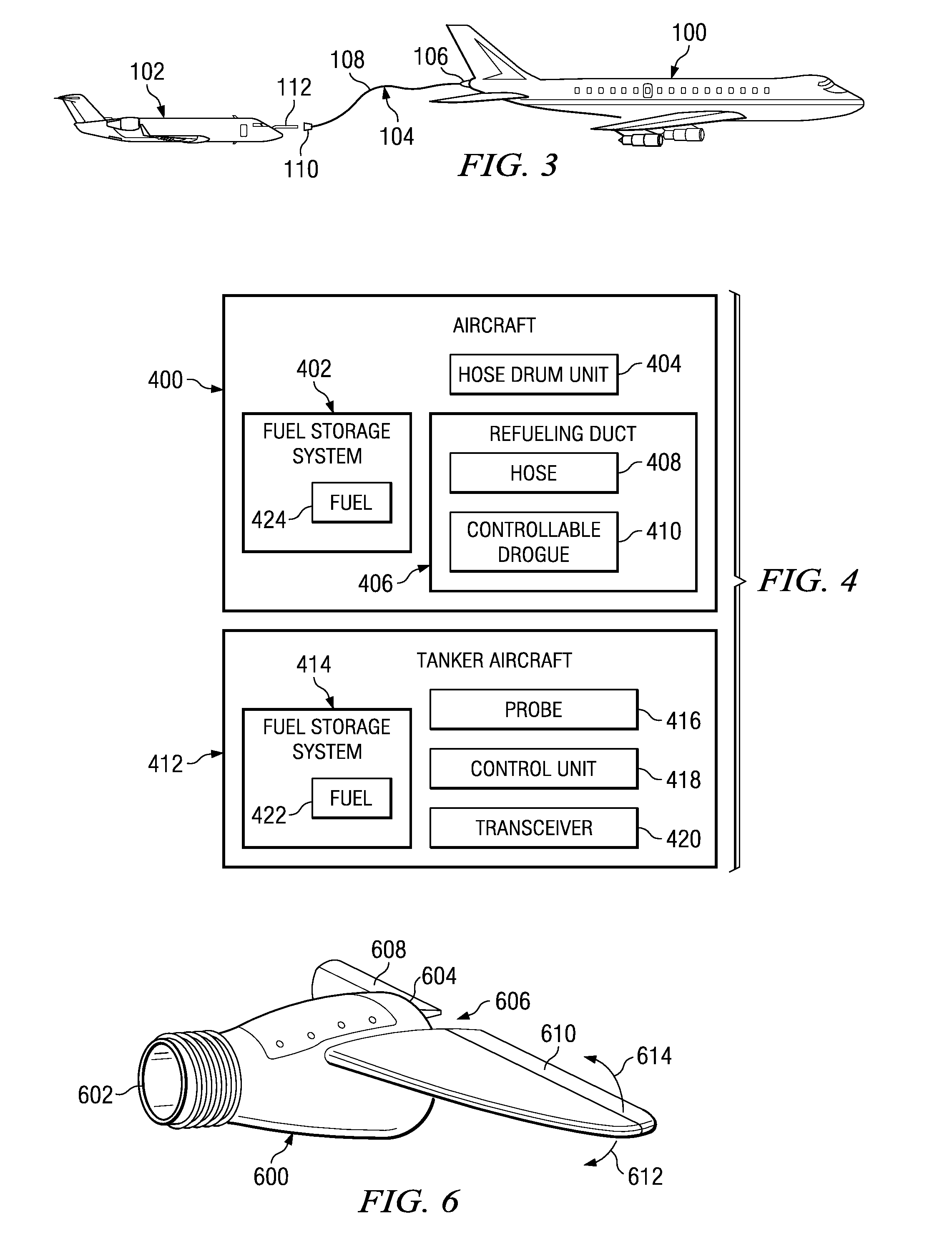 Method and apparatus for aerial fuel transfer