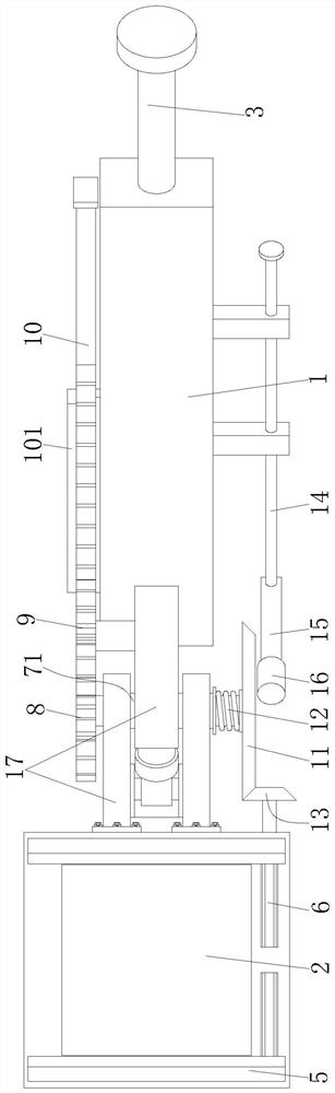 Low-plant picking device for greenhouse fruit and vegetable planting