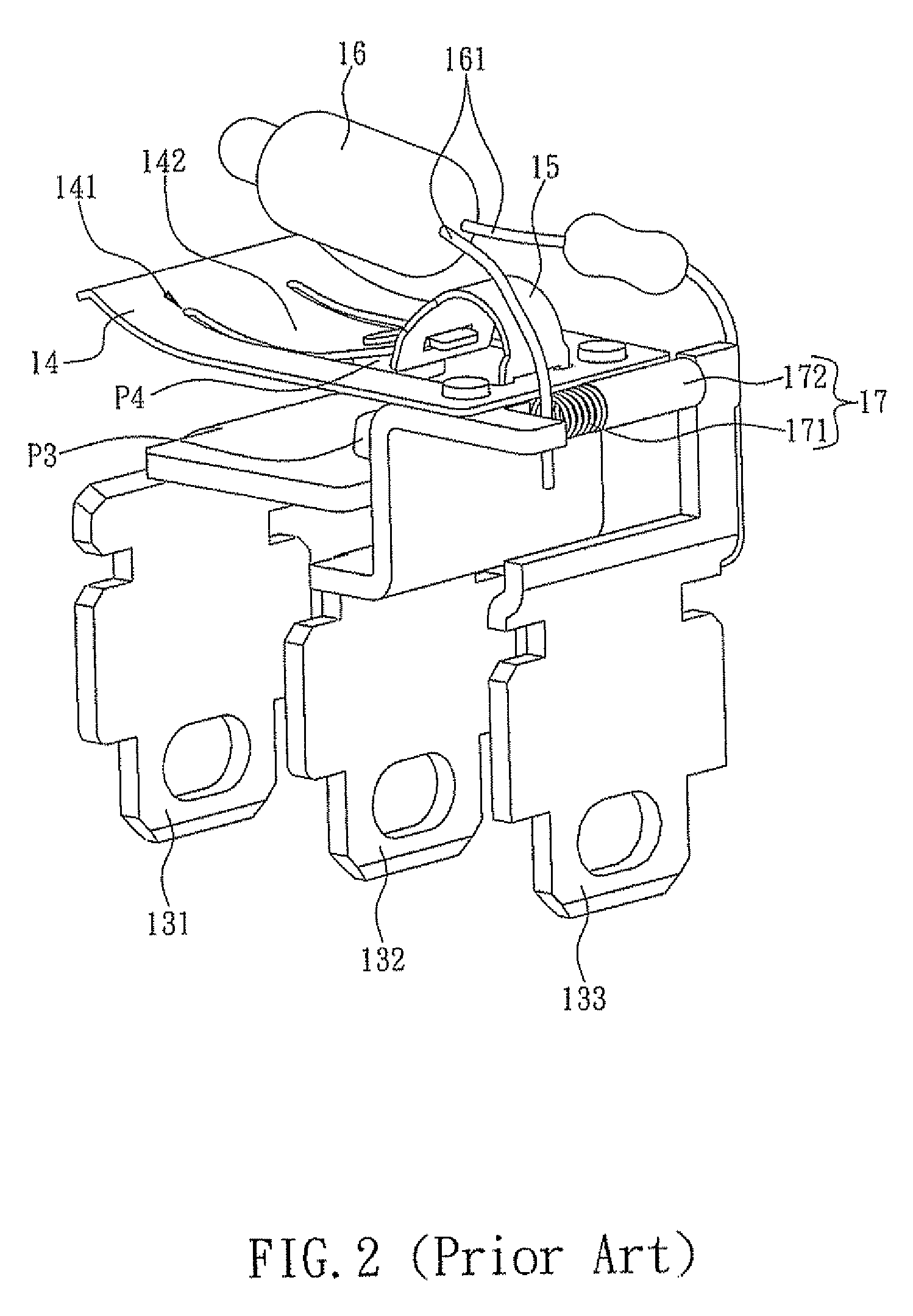 Power switch suitable for automated production